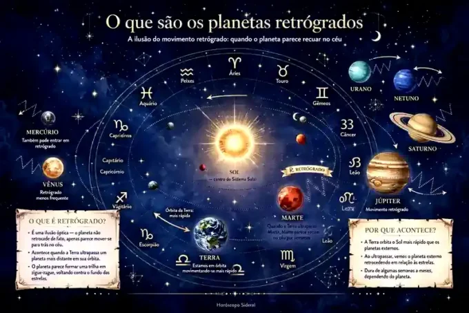 Planetas Retrógrados: Descubra como eles impactam seu destino